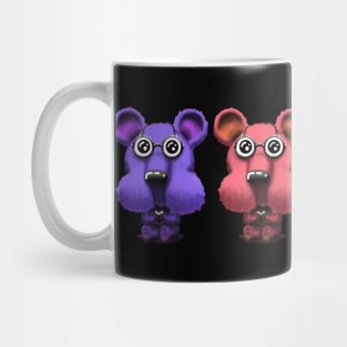 Colorful line of gophers Mug